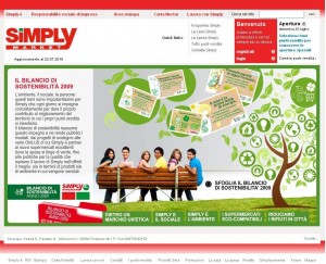 snapshot sito Simply