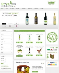 Greencommerce, preview del sito